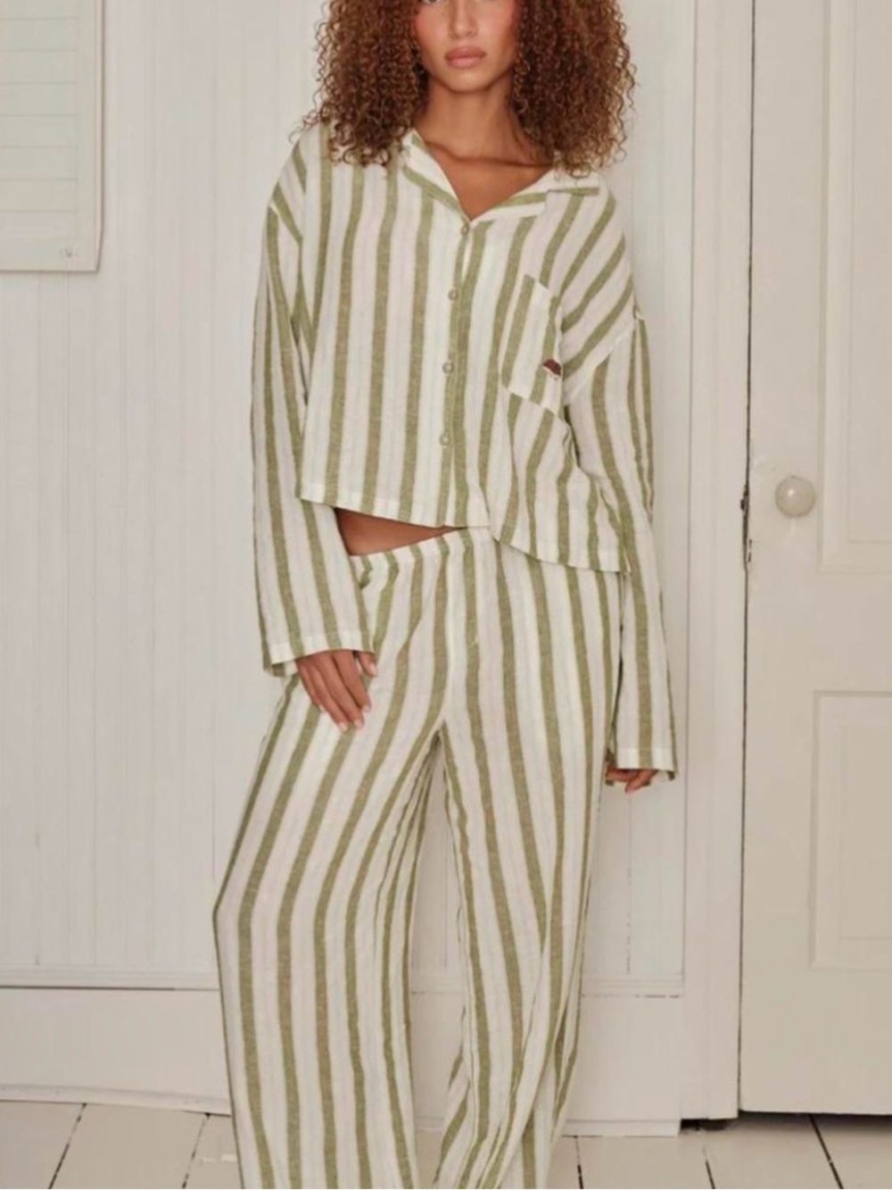 Dairy Boy Farm Friends Linen Pajamas - Picture 4 of 5
